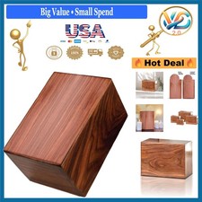 Rosewood Cremation Urn for Ashes Small Pet  Adult Keepsake 30 Lbs