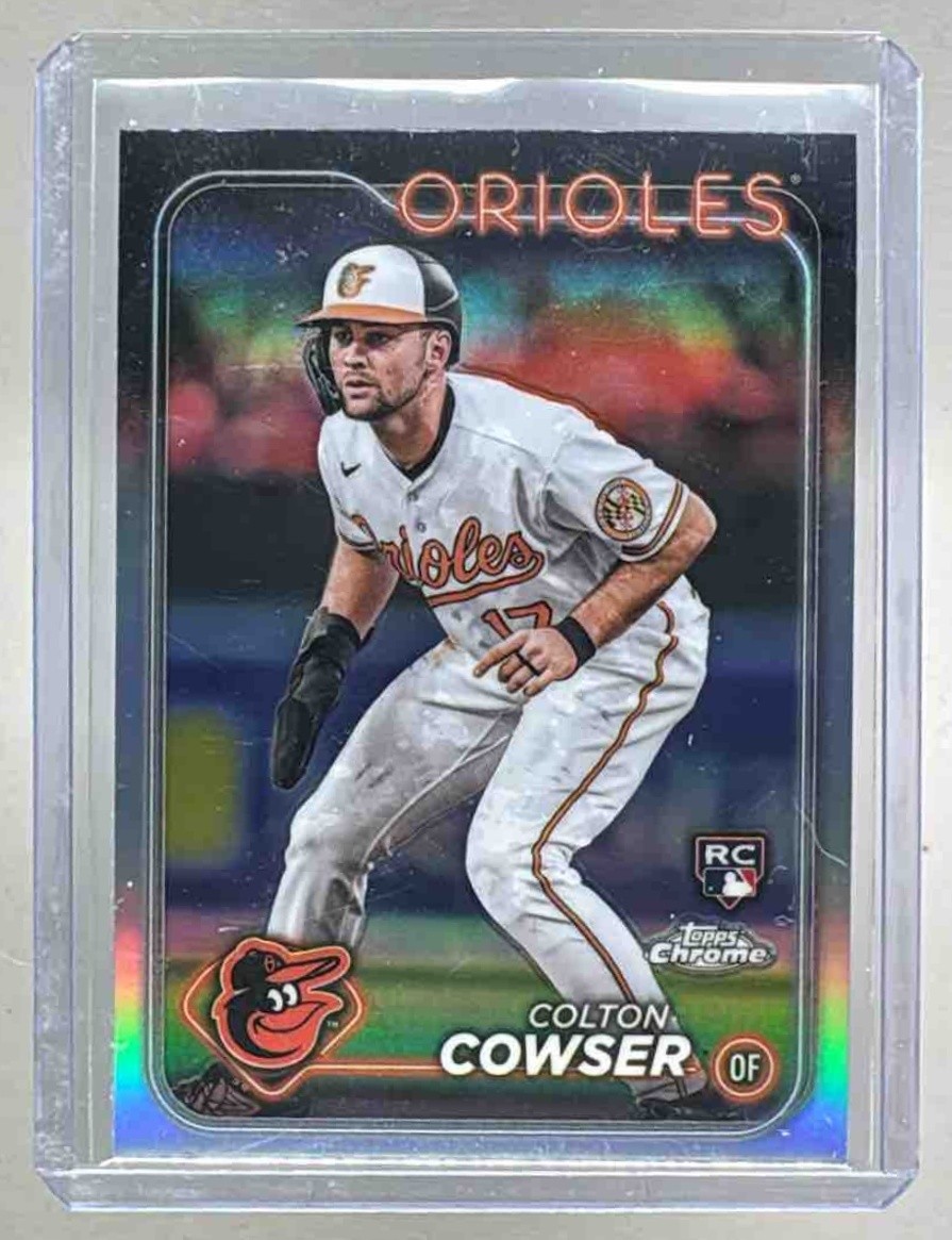 Colton Cowser 2024 Topps Chrome #278 Refractor Rookie RC