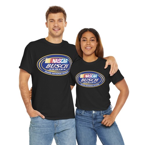 Camiseta de algodón pesado unisex vintage de la serie Busch Nascar - Imagen 4 de 13