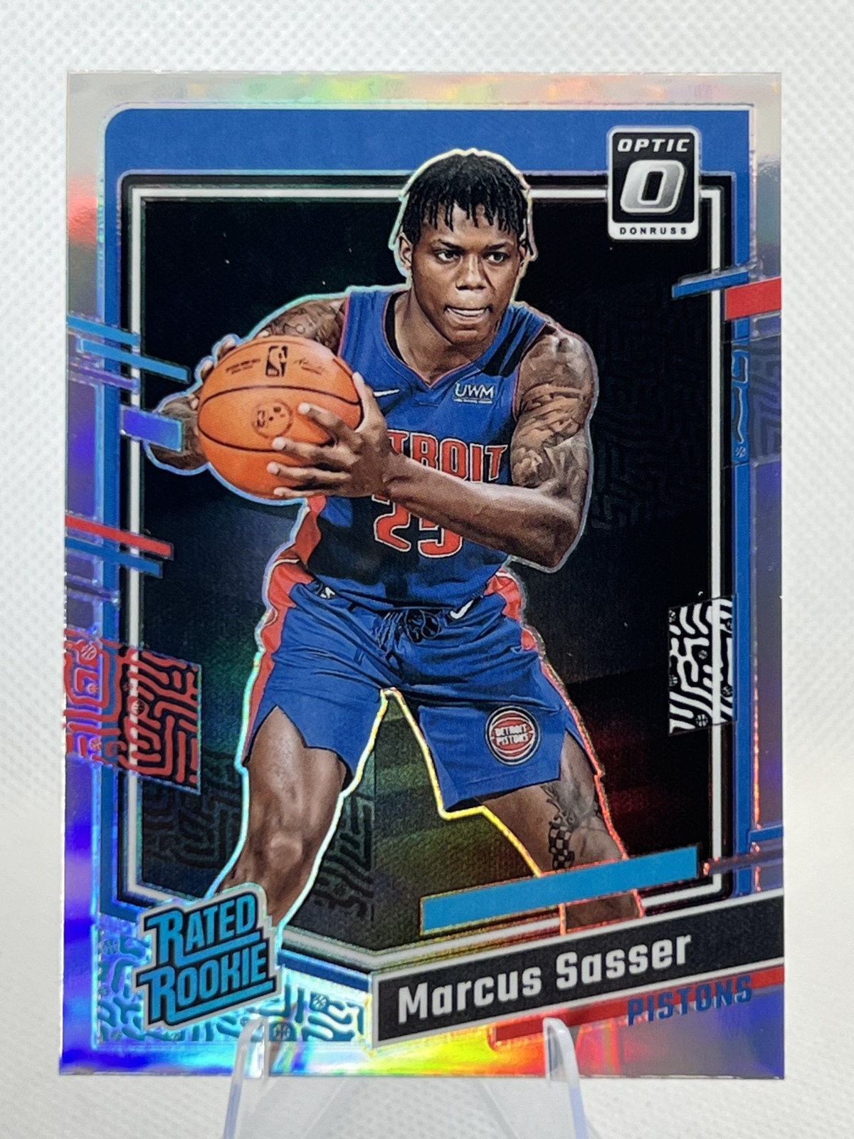 2023-24 Panini Donruss Optic Marcus Sasser #242 Rated Rookie Silver Holo