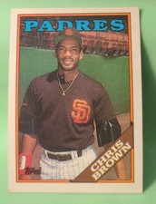 1988 Topps - Chris Brown #568 - San Diego Padres 