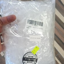 Yuelong Tattoo Ink Caps Clear Disposable Round Plastic Tattoo Supplies