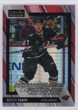 2023 O-Pee-Chee Platinum Marquee Rookies Red Prism 121/199 Brock Faber #260 13og