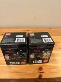 LEGO BRICKHEADZ Ninjago: Lloyd (41487) and Master Wu (41488) NEW SEALED RETIRED