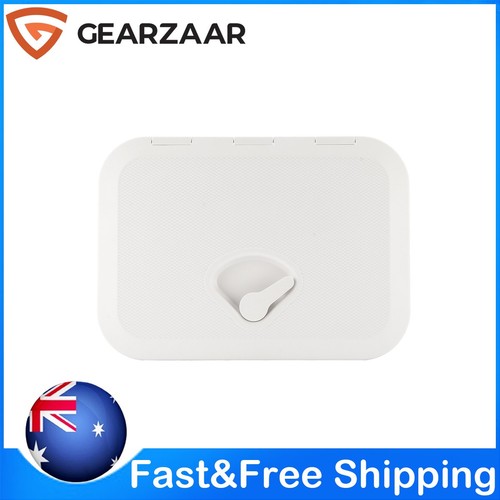 White Hatch & AUS Boat Deck Caravan Marine Access RV Hatch 270x375mm Lid ABS 1