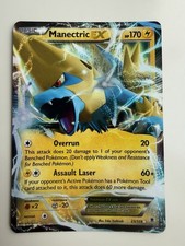Manectric EX 23/119 Holo Phantom Forces Pokemon Card