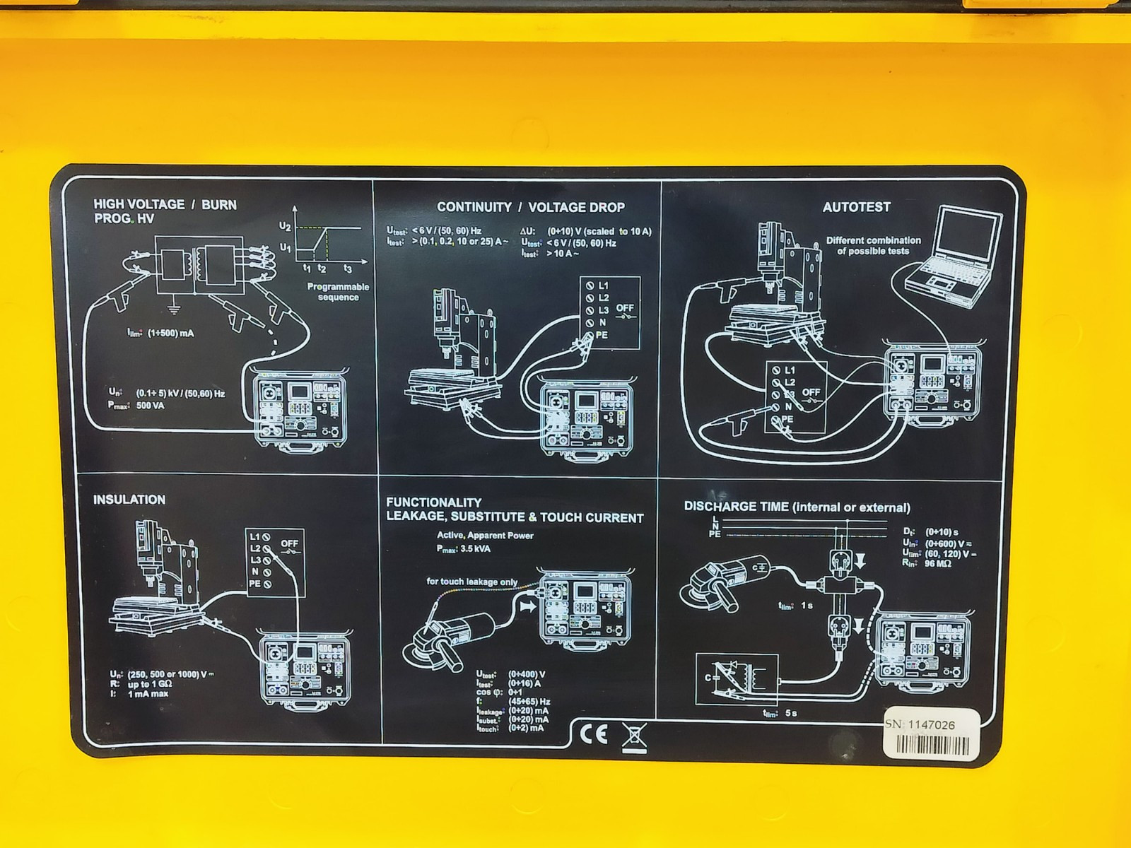 Chauvin Arnoux CA 6160 Appliance Multitester
