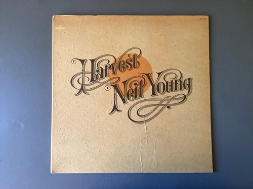 Neil Young Harvest LP ~ 1972 1st Santa Maria Press w/Lyrics ~ Sterling Mastering