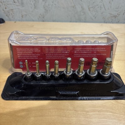 Neu Snap-on  8 Stck. 1/4'' 3/8'' Dr METRISCH Kugel Sechskant Bit Steckschlüsselsatz 208EFTABMY