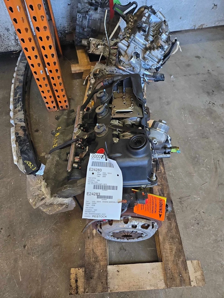 Used Engine Complete Assembly fits: 2006 Mini COOPER 1.6L Conv w/supercharged op - Изображение 3 из 4