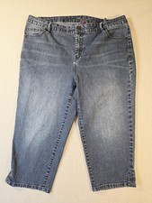 Gloria Vanderbilt All Around Slimming Effect Amanda Capri Pants Women's 16W