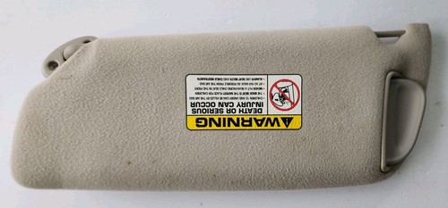 1999-2004 Jeep Grand Cherokee Beige Sun Visor Passenger Side RH - Picture 3 of 6