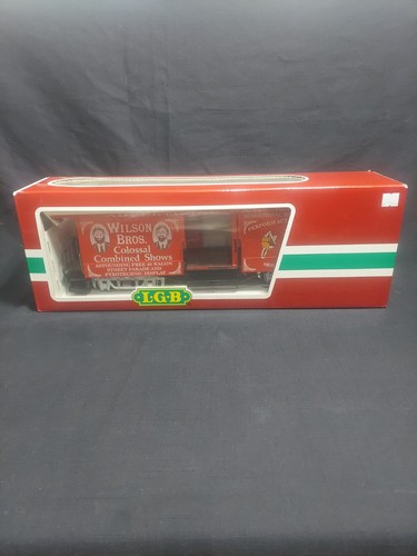 LGB 3084-DG Limited Edition Wilson Bros. Circus Baggage Car G Scale 