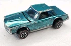1969 Hot Wheels Redline Mercedes 280 SL Aqua Hong Kong