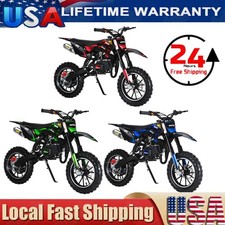 New 50cc Kids Dirt Bike Pit Bike 2 Stroke Gas Off Road Motocross Race Bike Moto