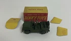 Vintage Dinky Toys 674 Austin Champ Military Vehicle In Original Damaged Box
