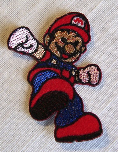 ÉCUSSON PATCH thermocollant - BONHOMME MARIO - modèle au choix - Picture 9 of 9
