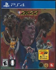 NBA 2K22 75th Anniversary Edition PS4 (Brand New Factory Sealed US Version) Play
