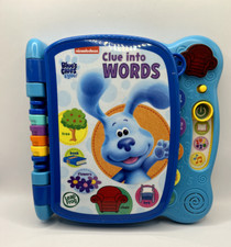 Nickelodeon Clue Into Words Blue's Clues You Leap Frog Interactive Learning Book