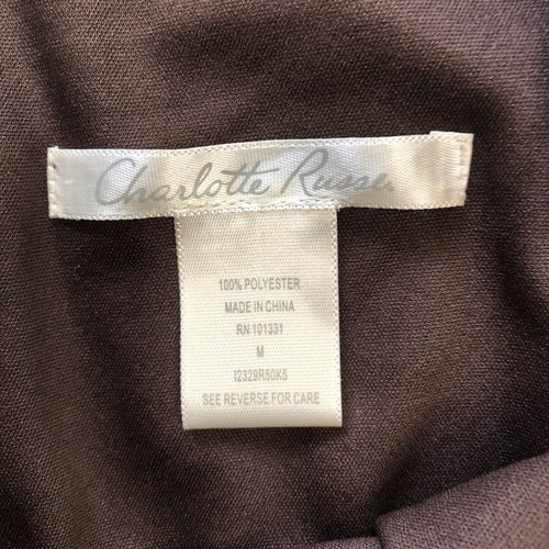 Charlotte Russe dress M Sleeveless V Neck Y2K Babydoll Fairy Retro Multicolour - Picture 4 of 7