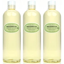 ORGANIC MACADAMIA NUT OIL COLD PRESSED PURE 2 OZ -UP TO 1 GALLON