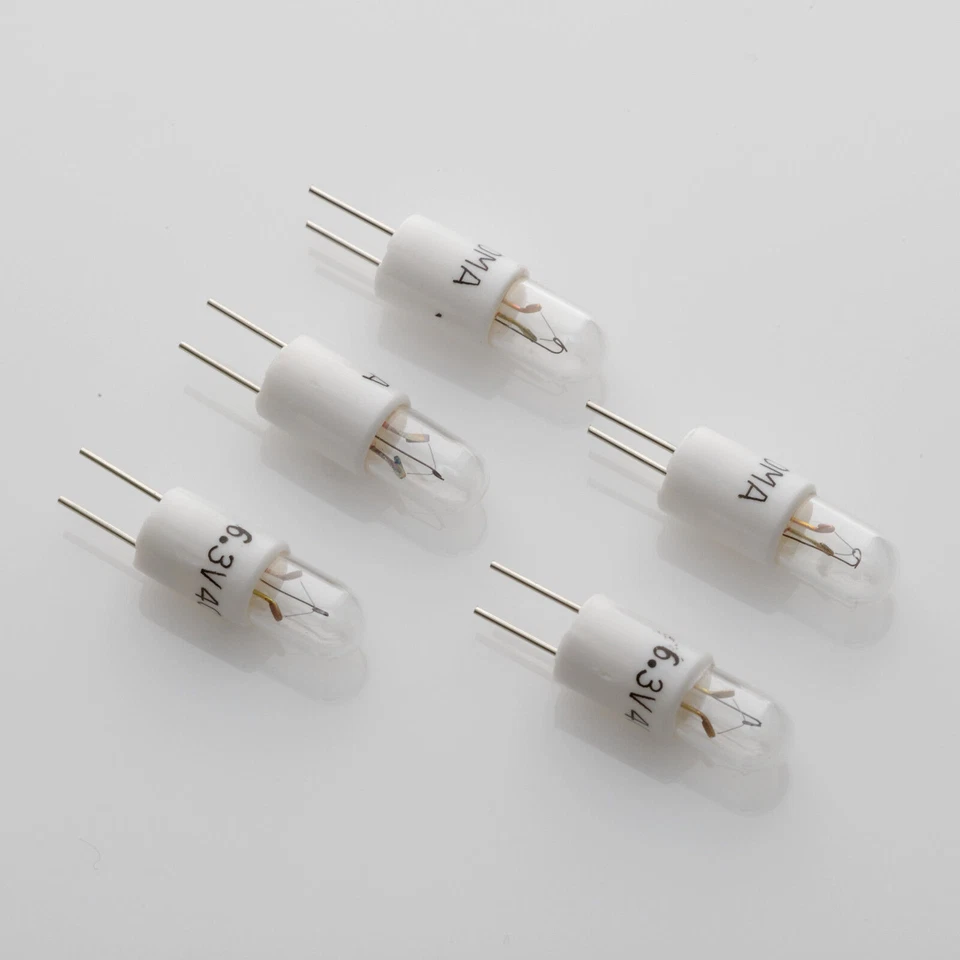PAP AUDIO PARTS 5 x 14V 80mA / Bi-Pin / Bombilla / Bombilla Miniatura 6mm x 15mm T1.75