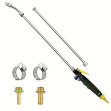 44 Inches Adjustable Universal Sprayer Wand with 3/8 in Brass Barb Shut off