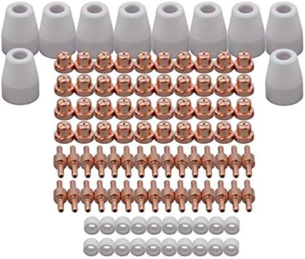 RIVERWELD 100 pezzi PT-31 LG-40 JG40 Consumabili per taglio al plasma Punte stan