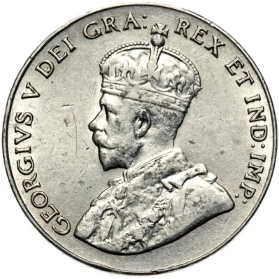Kanada Canada - König George V.  - Münze - 5 Cents 1928 - Ottawa - ERHALTUNG ! - Bild 1 von 2