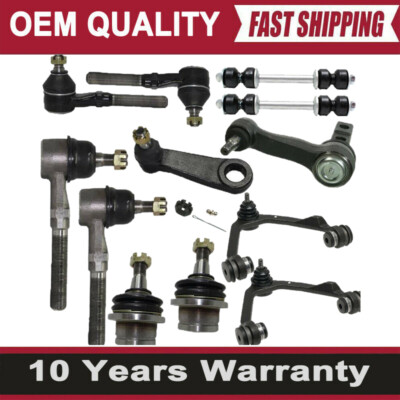 12-Piece Front Suspension Kit For Ford F-150 F-250 Expedition 4x4 – Control Arms, Ball Joints, Tie Rods