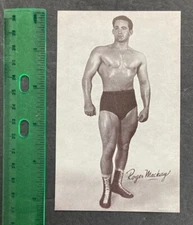1947-1966 ROGER MACKAY ARCADE EXHIBIT WRESTLING CARD HIGH GRADE FREE S&H 10522D