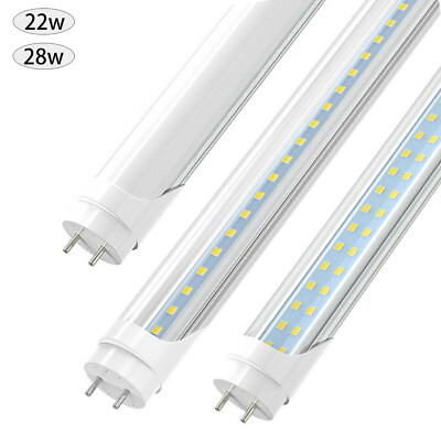 4FT T8 LED Tube Light Bulbs G13 5000K 6000K 22W 28W Bi-Pin Garage LED Shop Light