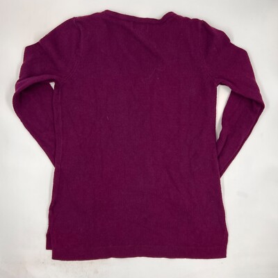 Old Navy Womens V Neck Sweater Size XS Purple Cotton Stretch Old Navy Womens V Neck Sweater Size XS Purple Cotton Stretch