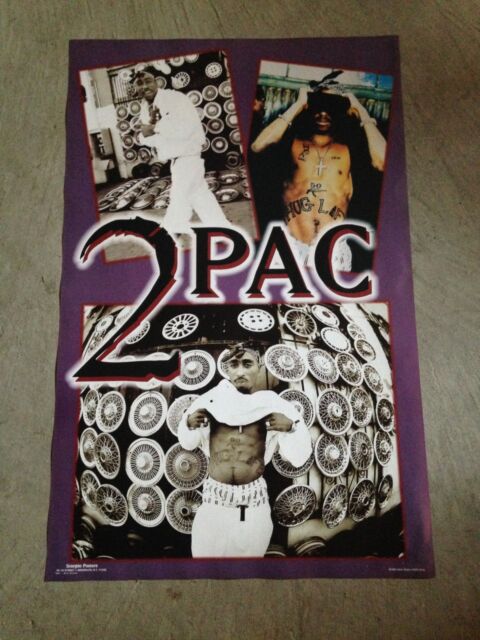 Tupac Collage Poster 24 X 36 Rap Legend 2pac Ebay