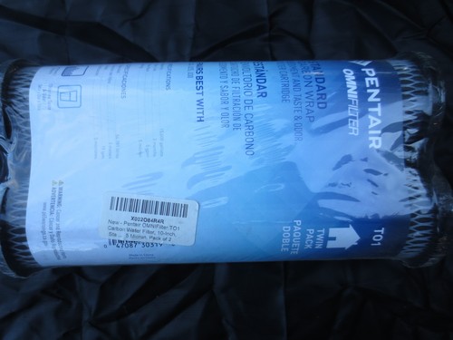 4 (four) OMNIFilter TO1 Carbon Whole House Water Filter Cartridges 2pack x 2