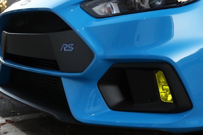 16-18 Focus RS Yellow Fog Light Overlays Tint Vinyl Film Precut foglight fogs