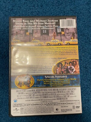 DVD The Wiz Musical Diana Ross Michael Jackson Nipsey Russell Ted