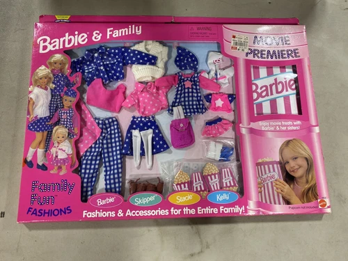 90s Barbie Movie Family Fun Fashions Mattel Premiere 68632 Clothes Vintage J24 2