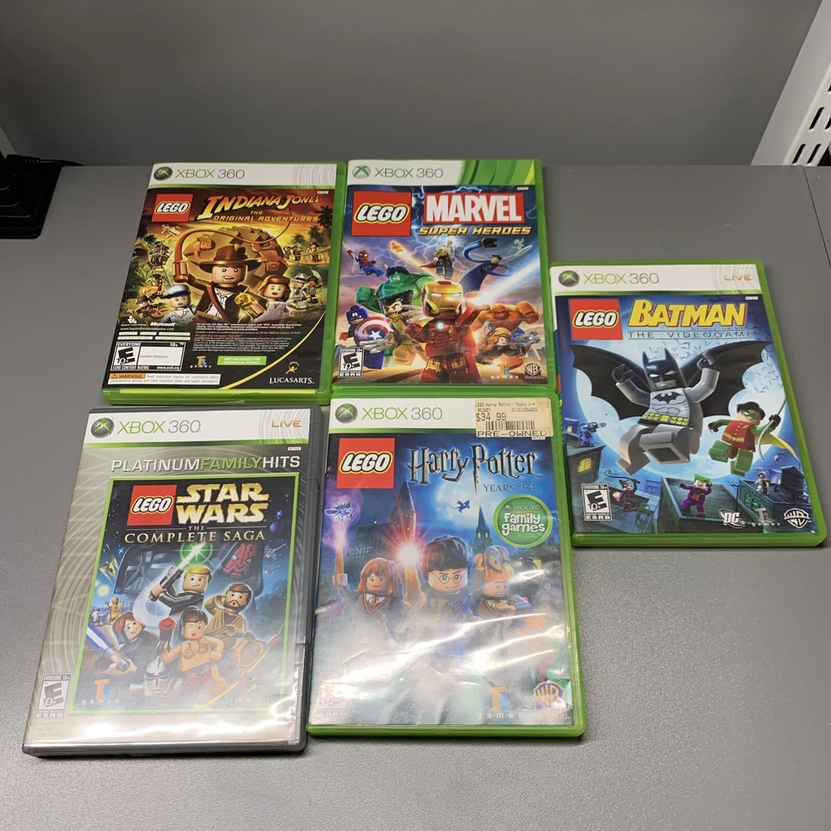 xbox 360 lego games lot Star Wars Batman Harry Potter Marvel