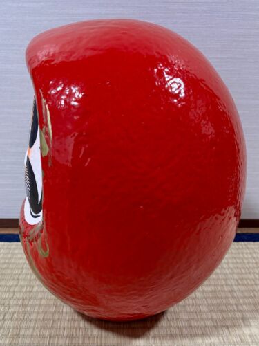 Japanese Red Lucky Daruma Doll Size 10 33CM 12.9" Made in Japan - Imagen 4 de 6