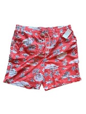 NWT 2XL MEN Old Navy Swimming Shorts Lining with Pockets 8" Inseam UPF 40 Trunks