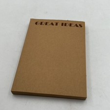 Art Deco Brown Great Ideas Note Pad 1940 Font Style Complete Pad Office Desk