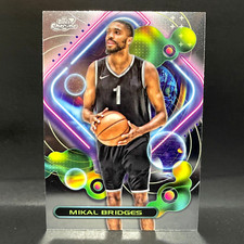 2024 TOPPS CHROME COSMIC MIKAL BRIDGES #11 (BROOKLYN NETS)