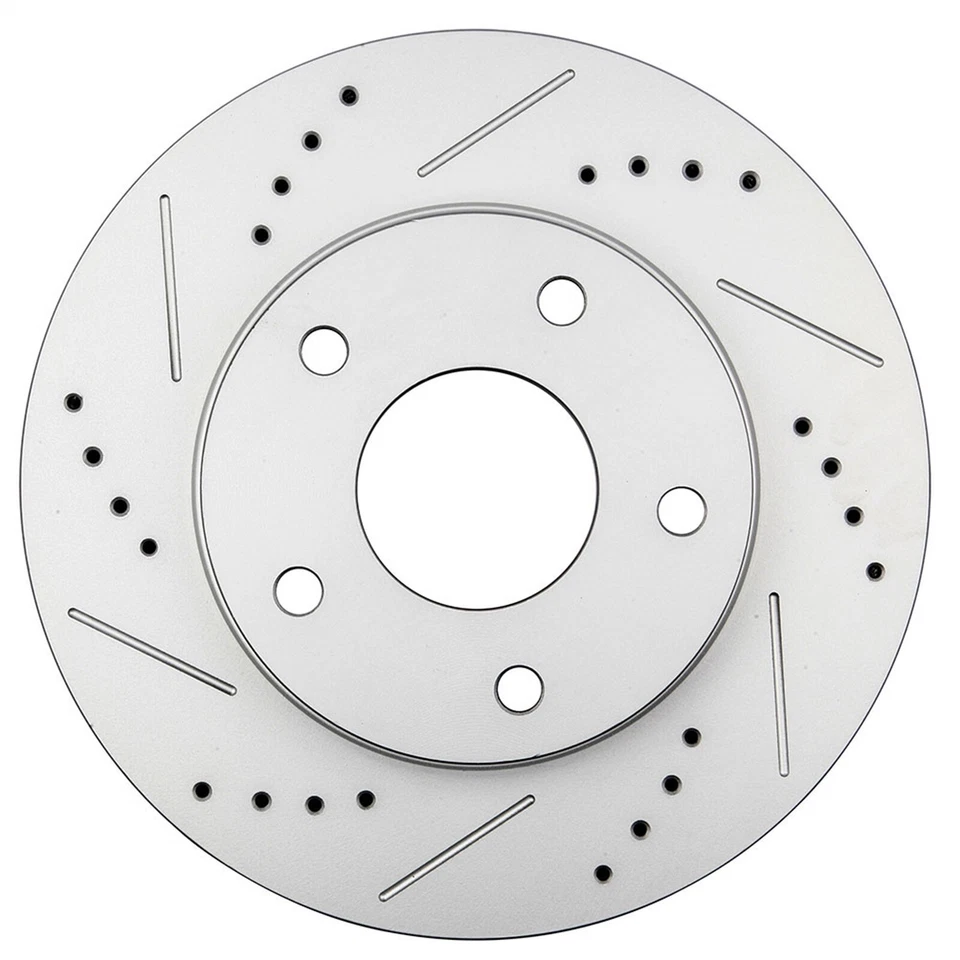 Front Brake Rotors & Wheel Hub Ceramic Pads Drilled For Chevrolet Blazer GMC 2WD Foto 3 de 4