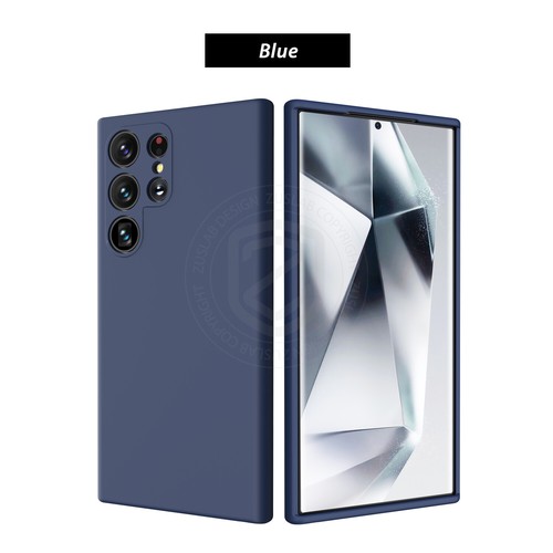 For Samsung Galaxy S24 Ultra Plus 5G Case Soft Liquid Silicone Shockproof Cover - Picture 11 of 17