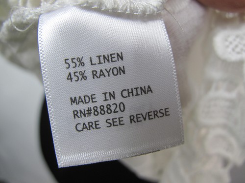 Cynthia Rowley linen /rayonTank Top Sz L-XL Blouse White Boho Sleevles T-2 - Picture 6 of 7