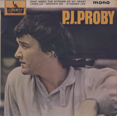 P.J. PROBY:  rare orig. 1965 self-titled NZ EP / ''Zing! Went The Strings...'')