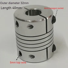 US stock 1pc 12 MM x 14 MM  Flexible Coupler Ballscrew Shaft Coupling D32L40