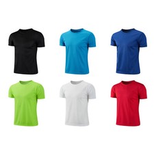 Kids Boys Quick Dry Sport Tops Breathable T-shirt for Fitness Running Workout