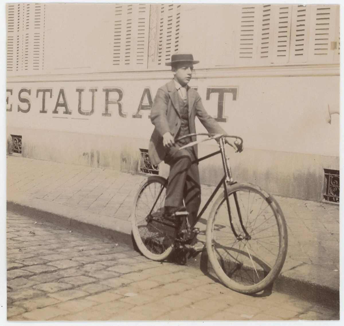 Cadre De Vélo Ancien Début 1900 - Pièce De Collection Rouillé/marques D'usage